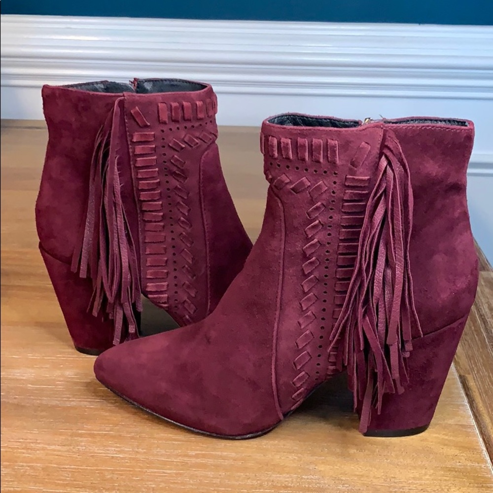 Rebecca Minkoff Ilan Boot in Wine - Size 6.5